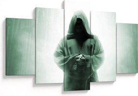 Obraz - Mních v tme (150x105 cm)