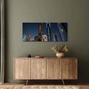 Obraz nočného mesta (120x50 cm)