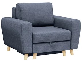 PROXIMA.store - Rozkladacie kreslo - prístelka s roštom MADERA DRUH LÁTKY: CONCEPT - 1