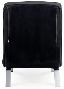 Kreslo pohovka rozkladacia PRATO čierna - vintino.sk