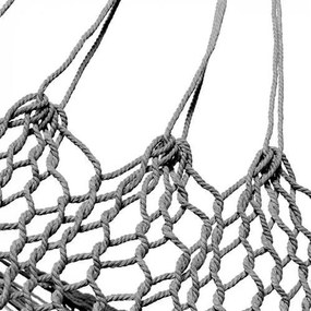 ISO Závesná hojdacia sieť Hamak, šedá, 5885