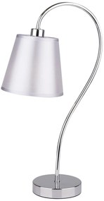 CLX Stolná moderná lampička LANDO, sivá