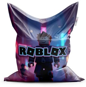 Sablio Sedací vak ROBLOX Neónové mesto - 150x100 cm