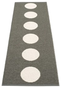 Tmavosivý vnútorný a vonkajší behúň 70x225 cm Vera Charcoal – Pappelina