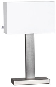 ByRydens 4002680-6524 - Stolová lampa PRIME 1xE27/5W/230V biela/matný chróm