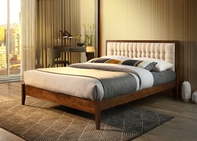 Manželská posteľ TERRA KING 180, orech
