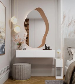 Závěsný toaletní stolek MIKA 110 cm bílý