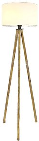 Asir Stojacia lampa 1xE27/40W/230V béžová/biela AS2114