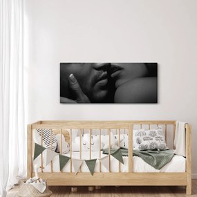 Obraz - Bozk, čiernobiela fotografia (120x50 cm)