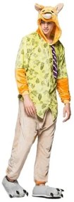 Pyžamové overaly kigurumi v žltej farbe veľkosť L