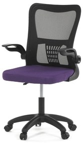 Detská pracovná stolička LUMO II — sieťovina, viac farieb Fialová