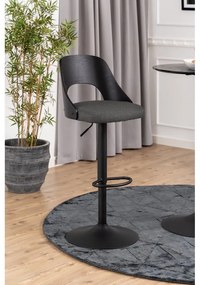 Tmavosivé barové stoličky v súprave s nastaviteľnou výškou 2 ks (výška sedadla 84 cm) Lucy – Actona