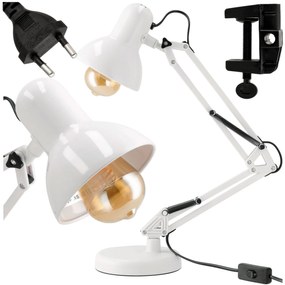BERGE Stolná LED lampa 1xE27 biela