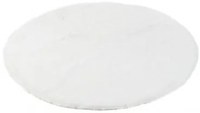 Koberec RABBIT FUR biely kruh