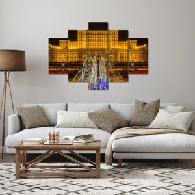 Obraz - Palác parlamentu, Bukurešť Rumunsko (150x105 cm)