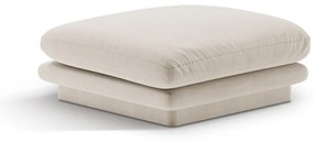 Biela zamatová podnožka Torino – Micadoni