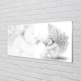 Sklenený obraz spiace anjel 140x70 cm