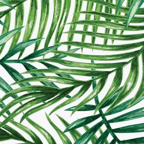 Ozdobný paraván Zelené listí Příroda - 180x170 cm, päťdielny, obojstranný paraván 360°