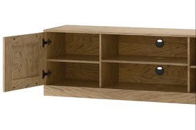 Televizní stolek Cozy 25 z masivu 160 cm dub Rustikal