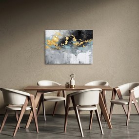 Sklenený obraz - Abstrakcia (70x50 cm)