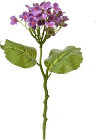 Dekorácia umelé kvety s fialovými kvietkami - 19*10*37 cm