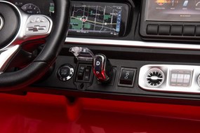 Elektrické autíčko Mercedes G63 AMG 4x200W XXL - červené