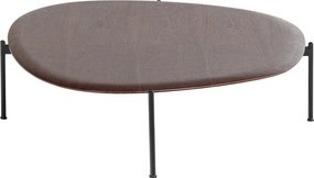 Konferenčný stolík v tmavo prírodnej farbe 97x121 cm Kota – WOOOD