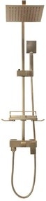 REA-P7050 - Sprchová súprava s batériou JACK, brúsené zlato
