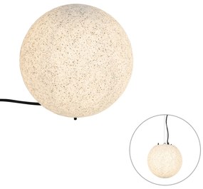 Moderná vonkajšia lampa sivá 25 cm IP65 - Nura