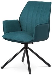Autronic, stolička s podrúčkami HC-399 BLUE2