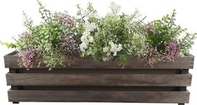 AMADEA Drevený obal s hrantíkom tmavý, 62x21,5x17cm Český výrobok