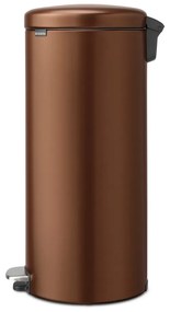 Nášľapný oceľový odpadkový kôš v bronzovej farbe 30 l NewIcon – Brabantia
