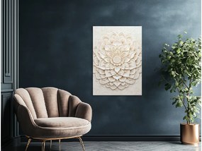 drevko |  Mandala na stenu Biely kvet pokoja