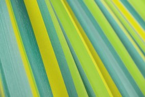 La Siesta Hojdacia sieť s tyčou ALISIO SINGLE - lime, 100 % polypropylén/ rozperná tyč: bambus
