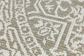 Obojstranný koberec BRUSSELS 205989/10610 béžový / krémový kruh