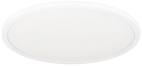 EGLO LED múdre prisadené osvetlenie ROVITO-Z, 16,5 W, teplá biela-studená biela, RGB, biele, 42cm, okrúhl