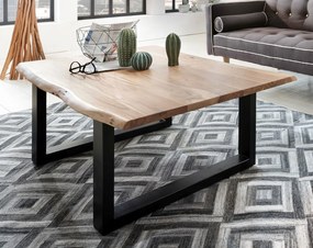 Čierny Konferenčný stolík TABLES & BENCHES 120 × 80 × 45 cm SIT MÖBEL