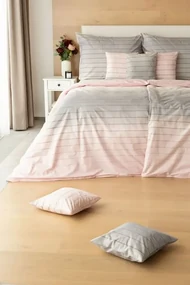 Kvalitná luxusná posteľná bielizeň - Melina Pink Cotton deluxe 1x 140/200, 1x 70/90