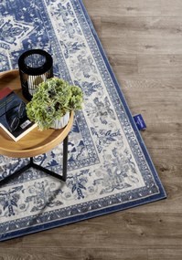 Villeroy & Boch, Kusový koberec Villeroy & Boch 106123 Blue, Cream, 120x170, modrá, obývacia izba