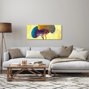 Obraz - Stromy na kopci (120x50 cm)