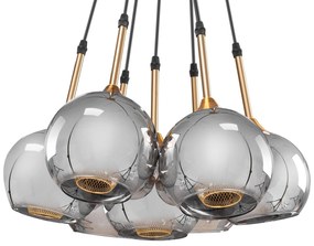 Toolight - Stropná lampa zo skla 7xG9 APP898-7CP, OSW-06670