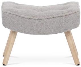 Autronic BONTEC Podnožka, sivá látka, AK-309P GREY2 Farba: Biela
