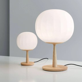 Luceplan stolná lampa Lita jaseňové drevo 28 cm