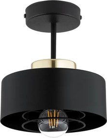 Brilagi - Prísadený luster SPRING 1xE27/60W/230V čierna/zlatá