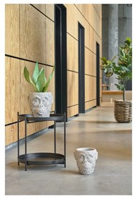 Cementový kvetináč Villa Collection Calbe, výška 22,5 cm