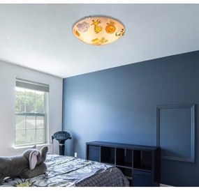 Globo 40607 - Detské stropné svietidlo KIDDY 2xE27ILLU/60W/230V