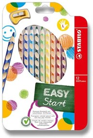 Pastelky Stabilo EASYcolors - 12 farieb, pre ľavákov