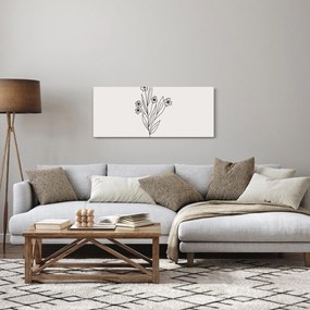 Obraz - Lúčny kvet N⁰1 (120x50 cm)