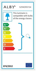 Čierne nástenné svietidlo ø 20 cm Berceste – Opviq lights