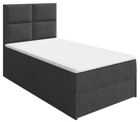 Kontinentálna posteľ Hudson Lux 1, Strana: pravá, Rozmer postele: 90x200 cm, Farby: Muna 10